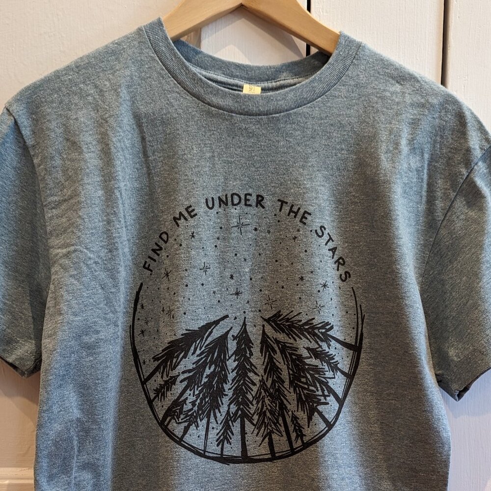 Cotton Tee - nature lover - size medium unisex